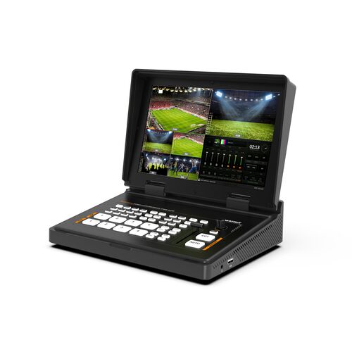 Видеомикшер-стример AVMATRIX Shark H4 PLUS портативный 4CH HDMI USB LAN, фото 