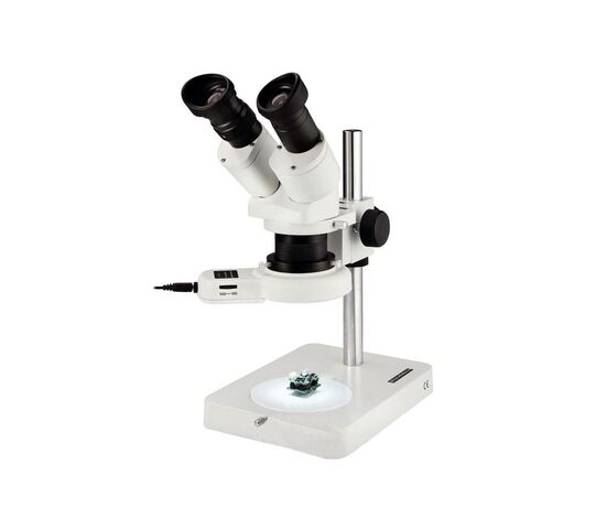 Микроскоп стереоскопический Eschenbach 10–20x, с кольцом отраженного света, бинокулярный, фото 