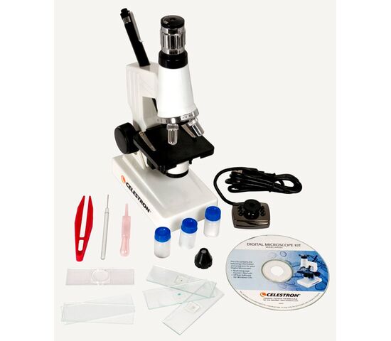 Микроскоп цифровой Celestron 40x–600x, фото 