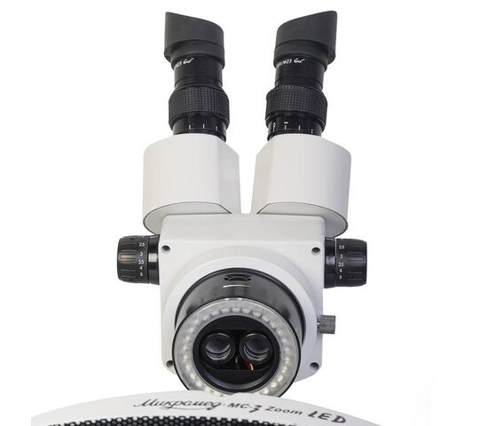 Микроскоп Микромед MC-3-ZOOM LED, фото 