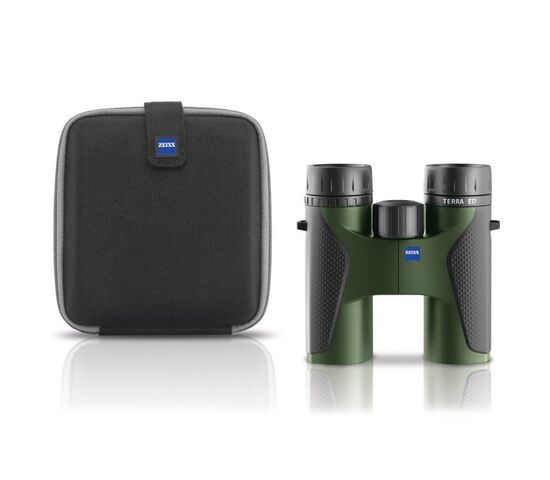 Бинокль Carl Zeiss TERRA ED 10x32, черно-зеленый, фото , изображение 3