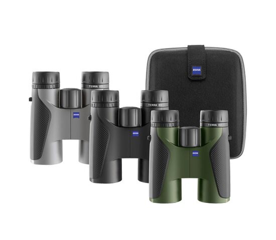 Бинокль Carl Zeiss TERRA ED 10x42, черно-зеленый, фото , изображение 4