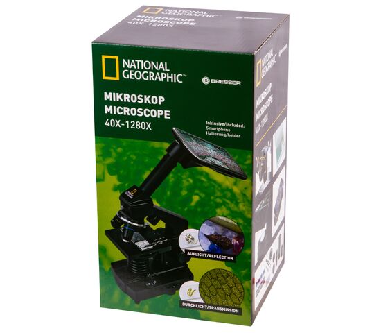 Микроскоп Bresser National Geographic 40–1280x с адаптером для смартфона, фото , изображение 18