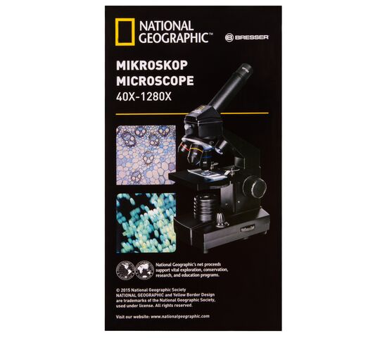 Микроскоп Bresser National Geographic 40–1280x с адаптером для смартфона, фото , изображение 21