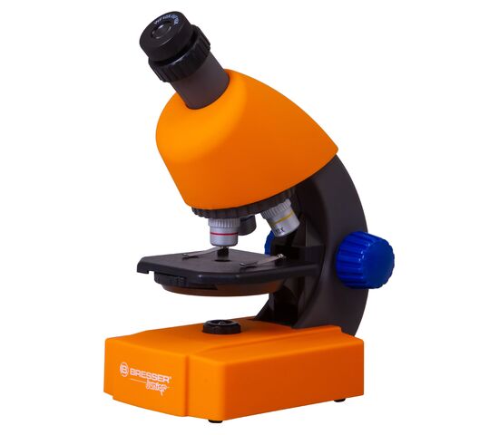 Микроскоп Bresser Junior 40–640x с набором для опытов, в кейсе, фото , изображение 3