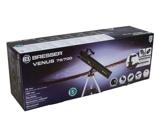 Телескоп Bresser Venus 76/700 AZ, фото , изображение 10