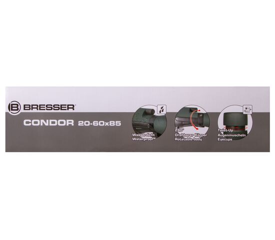 Зрительная труба Bresser Condor 20–60x85, фото , изображение 18