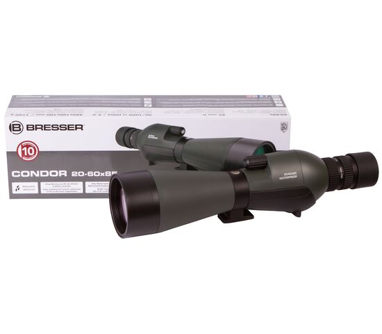 Зрительная труба Bresser Condor 20–60x85, прямая, фото , изображение 13