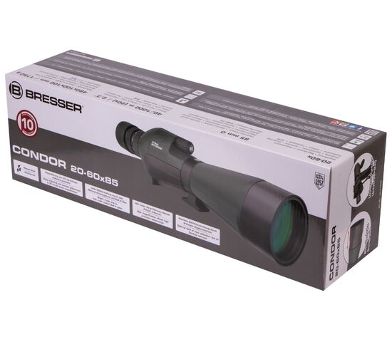 Зрительная труба Bresser Condor 20–60x85, прямая, фото , изображение 14