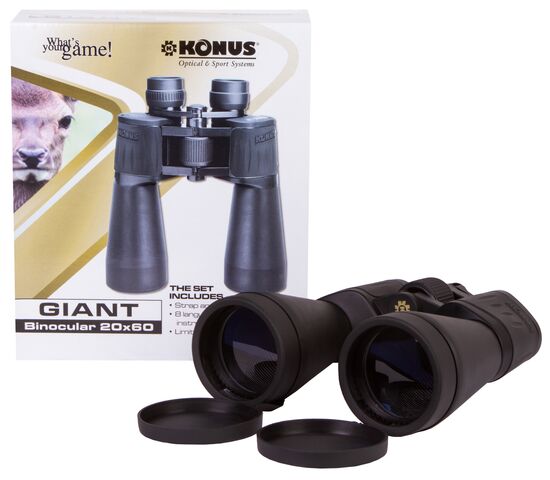 Бинокль Konus Giant 20x60, фото , изображение 9