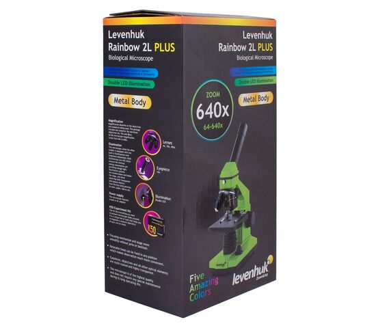 Микроскоп Levenhuk Rainbow 2L PLUS Azure\Лазурь, Цвет: Лазурь, фото , изображение 17