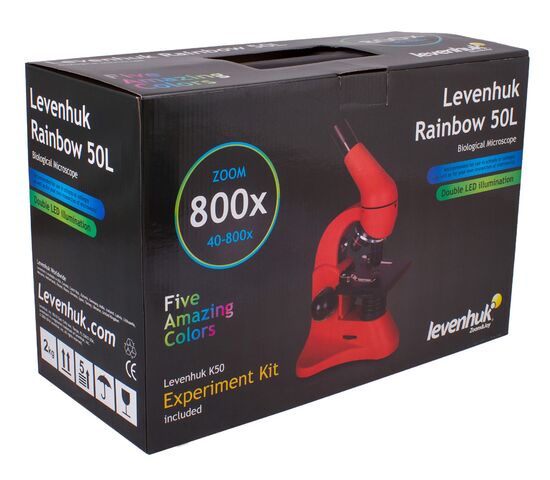 Микроскоп Levenhuk Rainbow 50L Amethyst\Аметист, Цвет: Аметист, фото , изображение 21