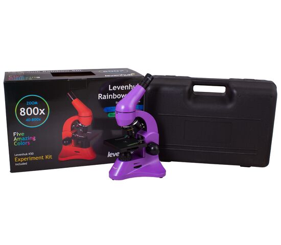 Микроскоп Levenhuk Rainbow 50L Amethyst\Аметист, Цвет: Аметист, фото , изображение 19