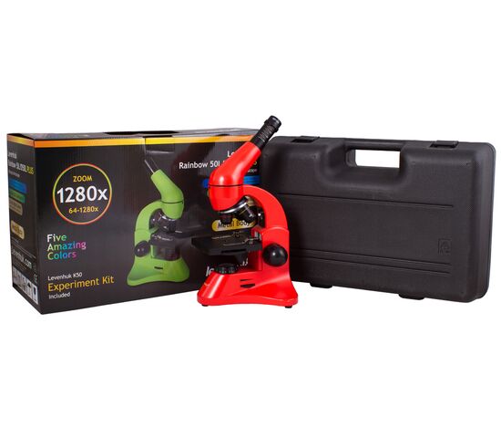 Микроскоп Levenhuk Rainbow 50L PLUS Orange\Апельсин, Цвет: Апельсин, фото , изображение 19