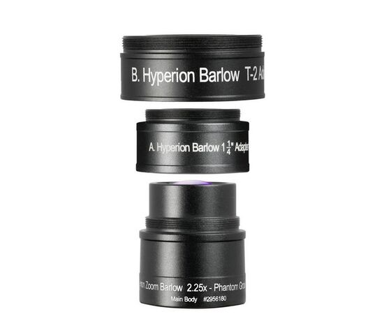 Линза Барлоу Baader Hyperion Zoom 2,25х, 1,25", фото 