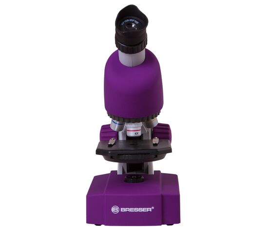 Микроскоп Bresser Junior 40x-640x, фиолетовый, Цвет: Фиолетовый, фото , изображение 2