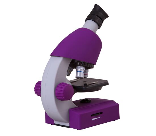 Микроскоп Bresser Junior 40x-640x, фиолетовый, Цвет: Фиолетовый, фото , изображение 3