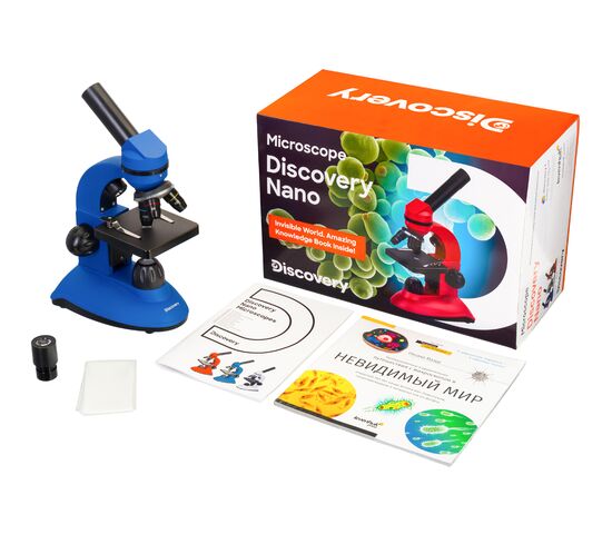 Микроскоп Discovery Nano Gravity с книгой, Цвет: Gravity, фото , изображение 2