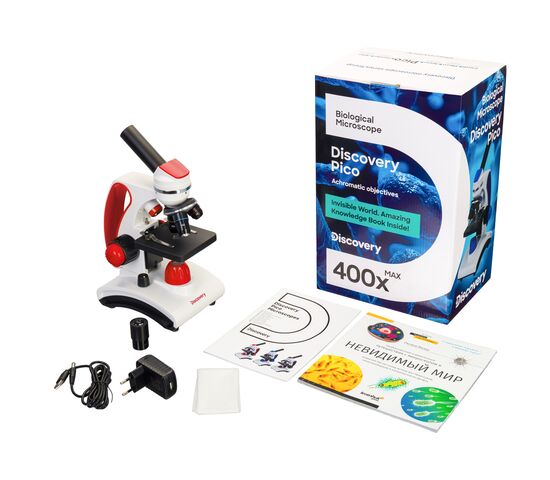 Микроскоп Discovery Pico Terra с книгой, Цвет: Terra, фото , изображение 2