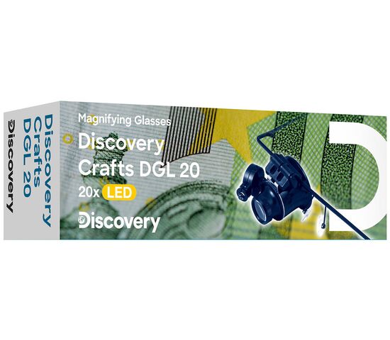 Лупа-очки Discovery Crafts DGL 20, фото , изображение 2
