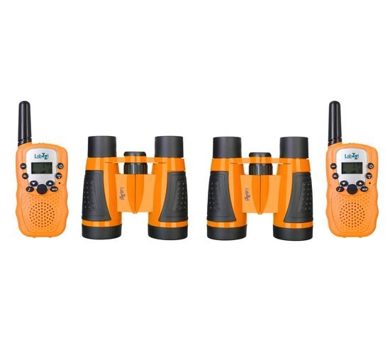 Комплект раций и биноклей Levenhuk LabZZ WTT10 Orange, Цвет: Orange, фото 