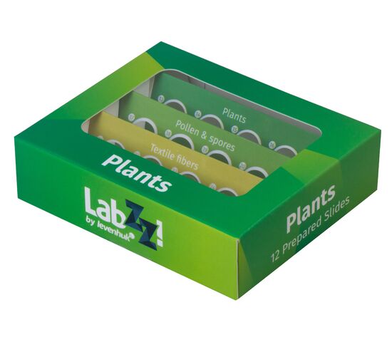 Набор микропрепаратов Levenhuk LabZZ P12, растения, фото 