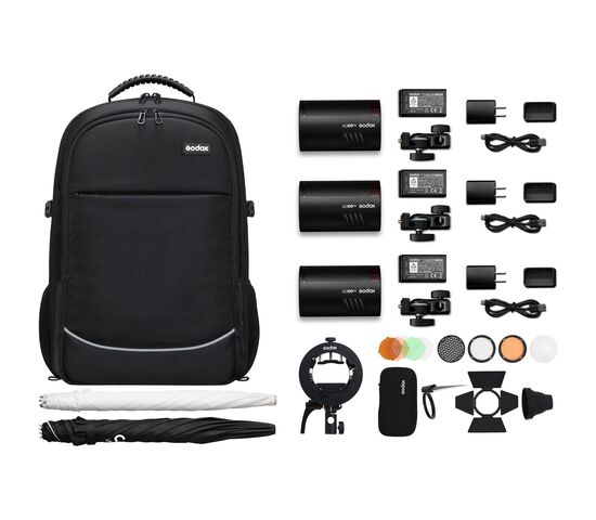 Комплект студийного оборудования Godox AD100Pro Three KIT, фото , изображение 7