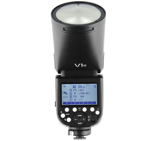 Вспышка накамерная Godox Ving V1N TTL с круглой головкой для Nikon, фото 