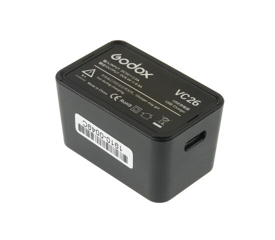 Зарядное устройство Godox VC26 USB для аккумулятора V1, фото 