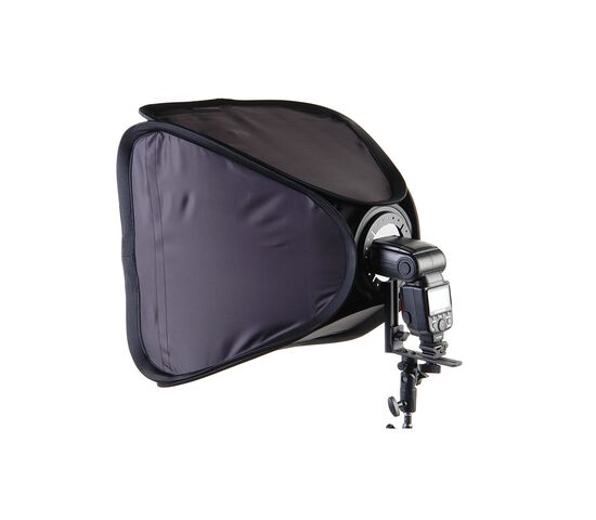 Софтбокс Falcon Eyes EB-060 40x40cm с переходником для накамерных вспышек, фото 
