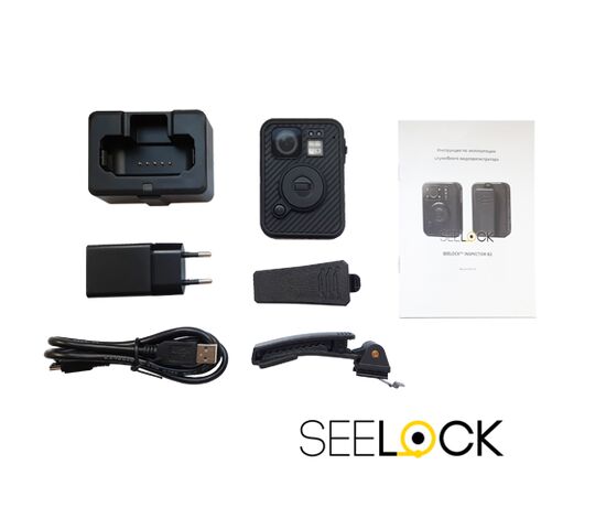 Персональный носимый видеорегистратор SEELOCK Inspector B2 64Гб с GPS, Объем памяти: 64 Гб, фото , изображение 3