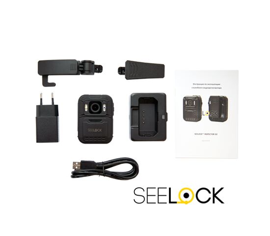 Персональный носимый видеорегистратор SEELOCK Inspector D2 32Гб c GPS, Объем памяти: 32 Гб, фото , изображение 4