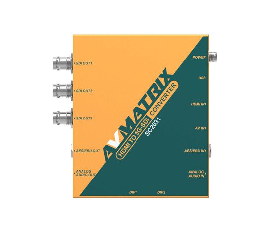 Конвертер AVMATRIX SC2031 HDMI/AV в 3G-SDI с масштабированием, фото 