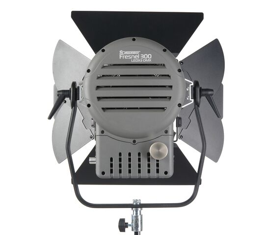 Осветитель студийный GreenBean Fresnel 300 LED X3 DMX, фото 