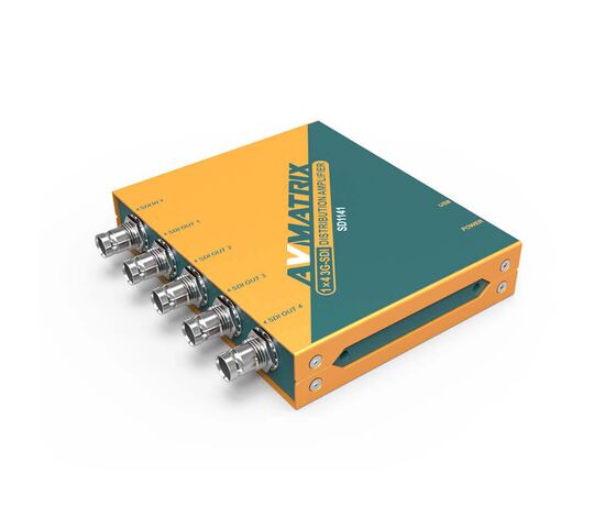 Усилитель-распределитель AVMATRIX SD1141 сигнала 3G-SDI 1х4, фото 