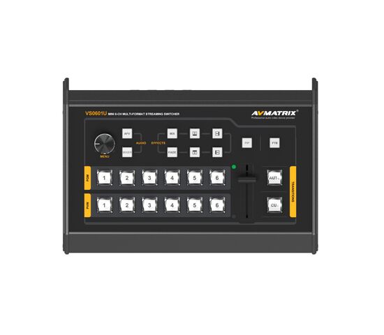 Видеомикшер AVMATRIX VS0601U компактный 6CH SDI USB, фото 