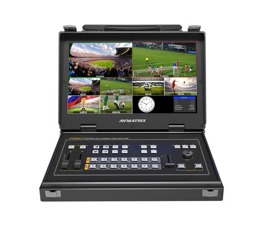 Видеомикшер AVMATRIX PVS0613 портативный 6CH SDI, фото 