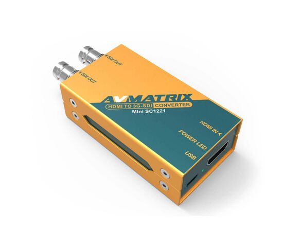 Конвертер AVMATRIX Mini SC1221 преобразования HDMI в 3G-SDI, фото 