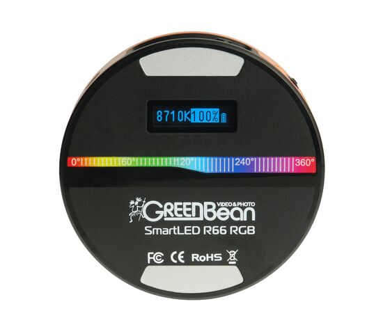 Осветитель GreenBean SmartLED R66 RGB накамерный светодиодный, фото , изображение 5