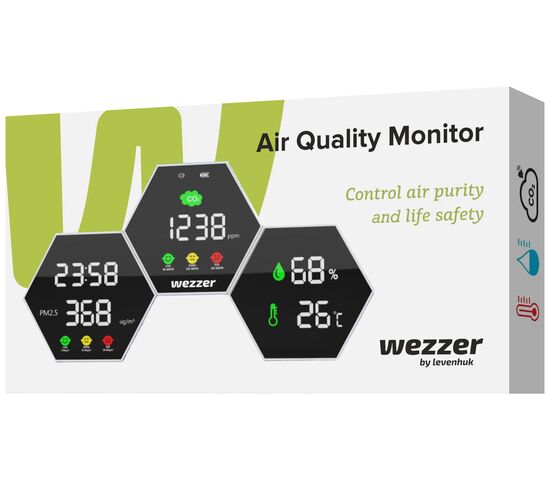 Монитор качества воздуха Levenhuk Wezzer Air PRO DM50, фото , изображение 4