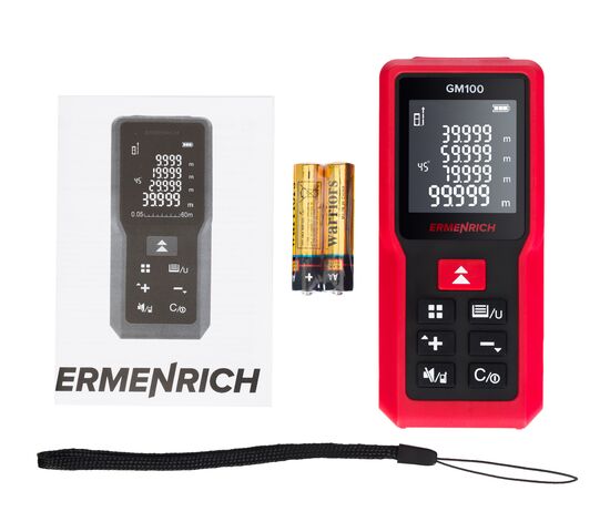Лазерная рулетка Ermenrich Reel PRO GM100, фото , изображение 2