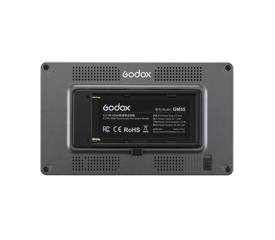 Видеомонитор Godox GM55 5.5”4K HDMI накамерный, фото , изображение 2