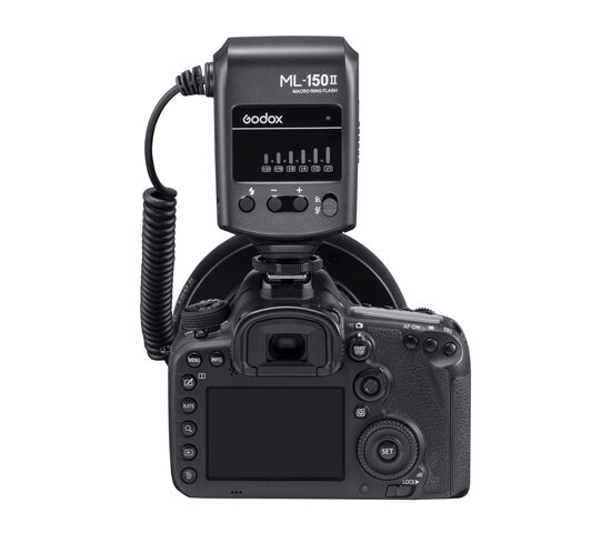 Вспышка для макросъемки Godox ML-150II кольцевая, фото , изображение 6
