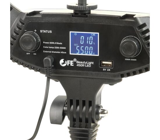 Осветитель кольцевой Falcon Eyes BeautyLight 450R LED, фото , изображение 4