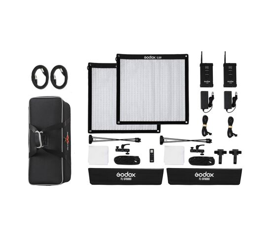 Комплект светодиодных осветителей Godox FL150S-K2 для видеосъемки, фото , изображение 15