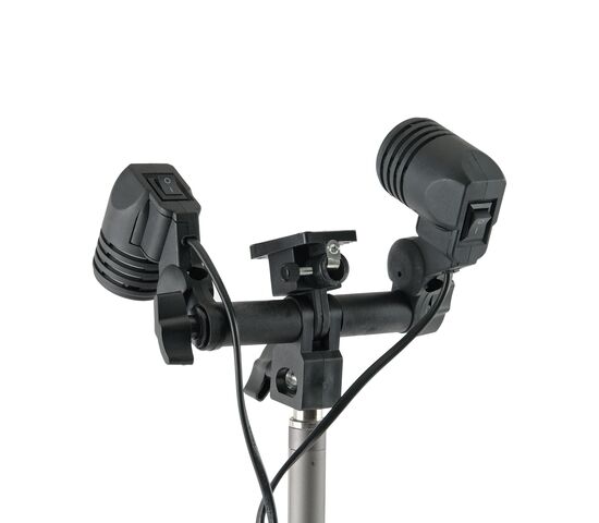 Патрон Falcon Eyes LH2-27SU для 2 ламп вспышек и зонтиков, фото , изображение 2