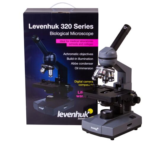Микроскоп Levenhuk 320 BASE, монокулярный, фото , изображение 16
