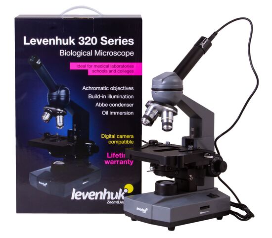 Микроскоп цифровой Levenhuk D320L BASE, 3 Мпикс, монокулярный, фото , изображение 19