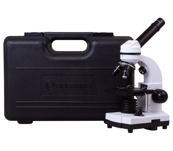 Микроскоп Bresser Junior Biolux SEL 40–1600x, белый, в кейсе, фото , изображение 14
