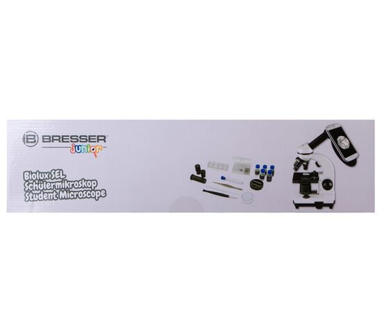 Микроскоп Bresser Junior Biolux SEL 40–1600x, белый, в кейсе, фото , изображение 21